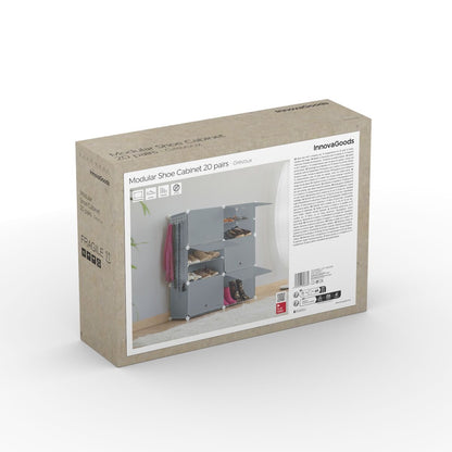 Tragbares Modul-Schuhregal InnovaGoods Grau - Variante V0103910 / ID 1210291