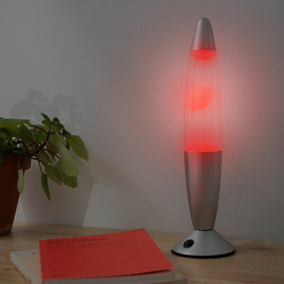 Mehrfarbige LED-Lavalampe Kolemp von InnovaGoods mit beweglichem Lavastrom – Produktansicht