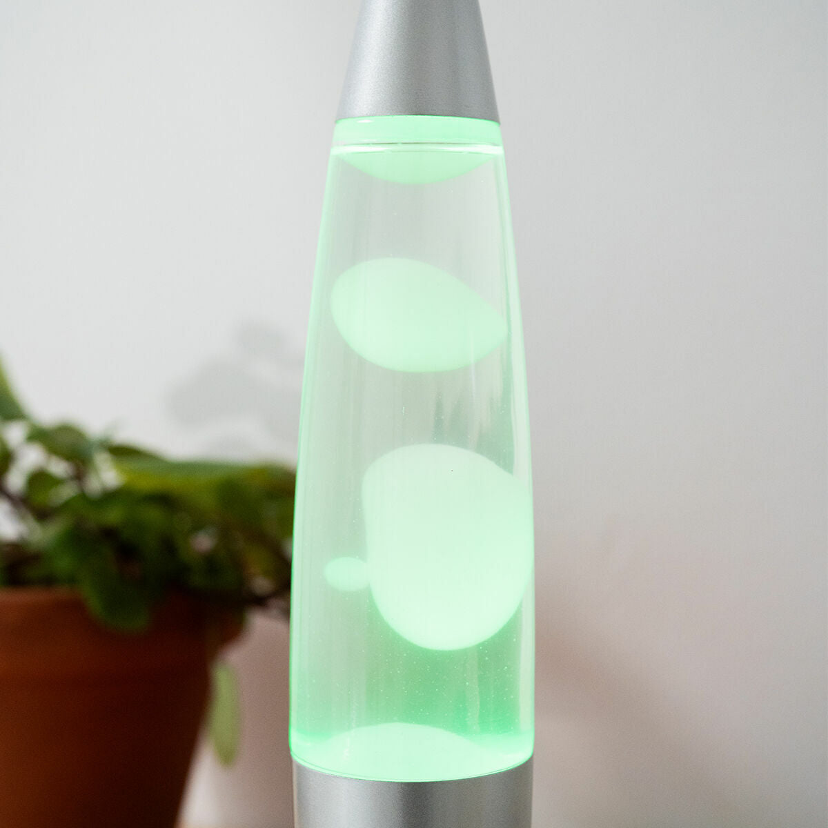 Mehrfarbige LED-Lavalampe Kolemp von InnovaGoods mit beweglichem Lavastrom – Seitenansicht