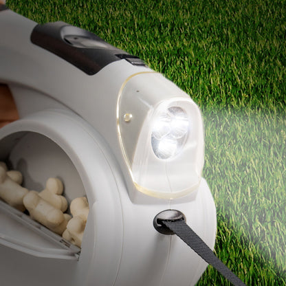 Einziehbare 6-in-1-Hundeleine Leashic von InnovaGoods in Grau und Schwarz – Ansicht 8