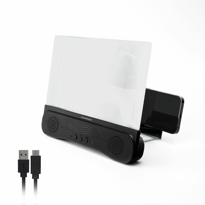 InnovaGoods Screenier wiederaufladbarer Handy-Bildschirmvergrösserer mit Bluetooth-Lautsprecher – Ansicht 7