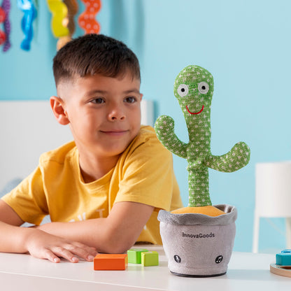 Tanzender und sprechender Kaktus Cacxi von InnovaGoods mit Musik und bunten LEDs – Verpackung