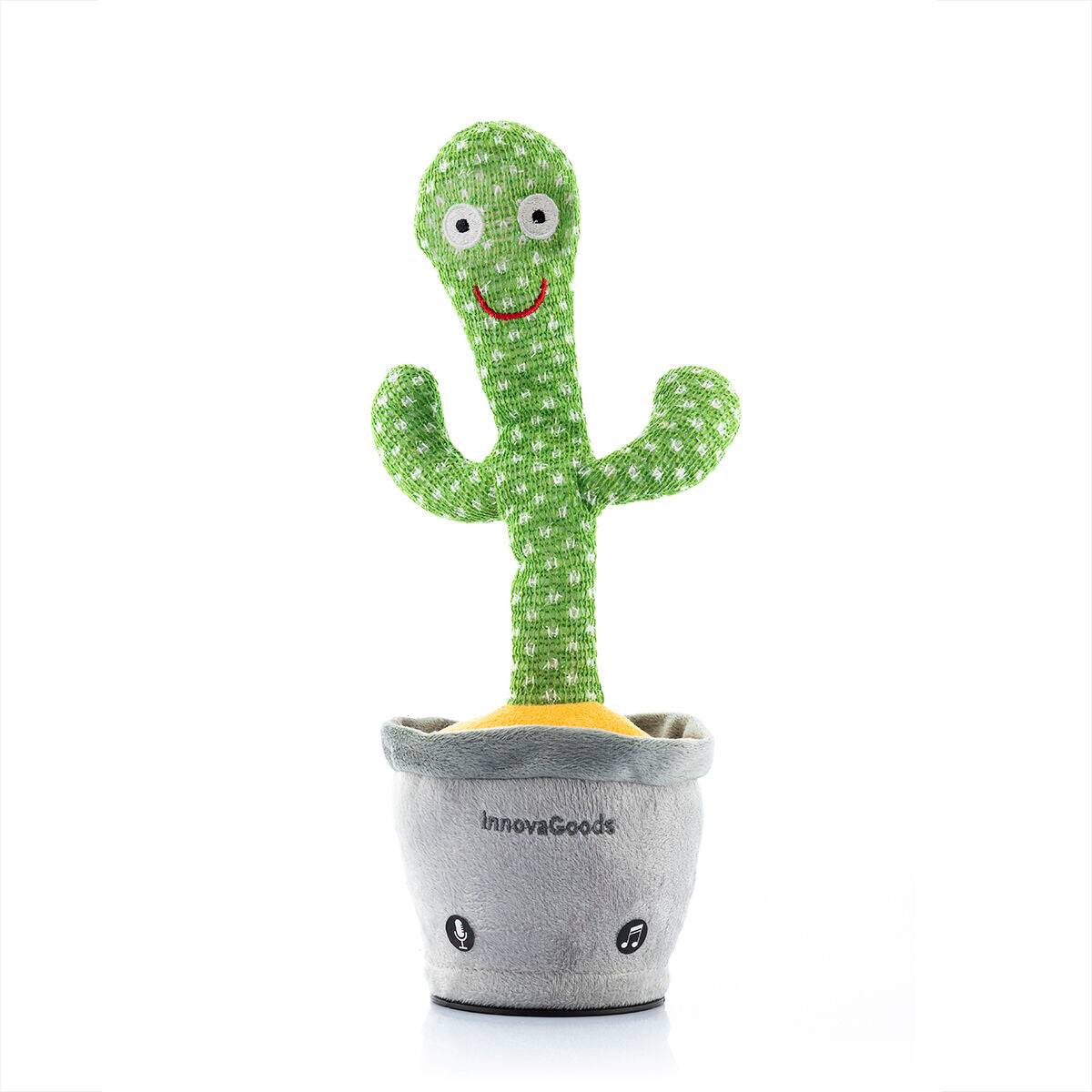Tanzender und sprechender Kaktus Cacxi von InnovaGoods mit Musik und bunten LEDs – Ansicht 7