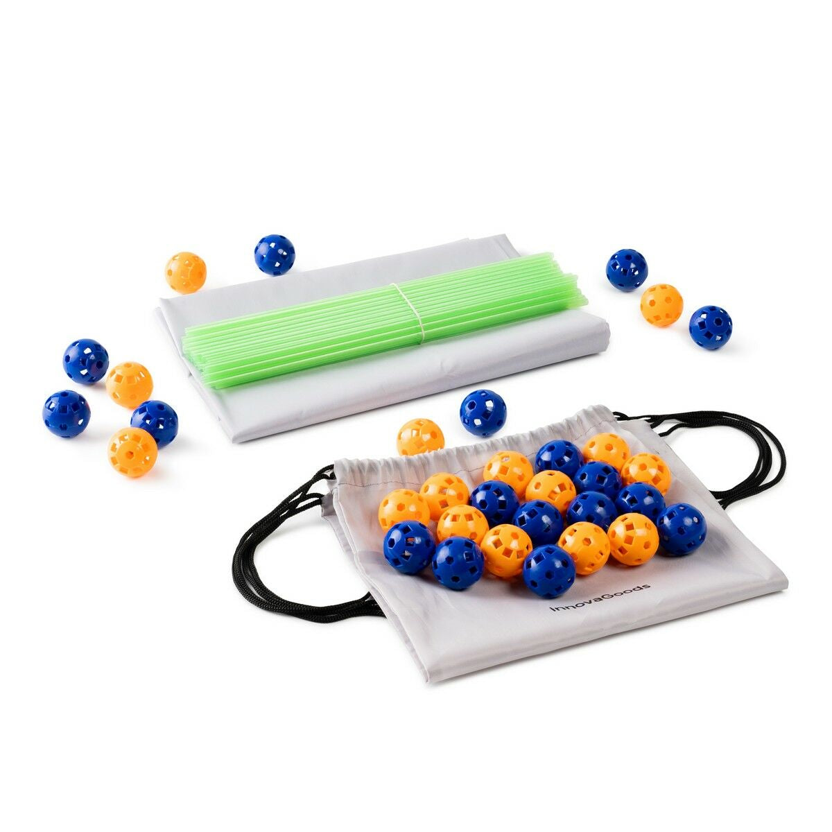 InnovaGoods Archikitt Kinder-Baukasten 85-teilig mit fluoreszierenden Stäben – Detailansicht