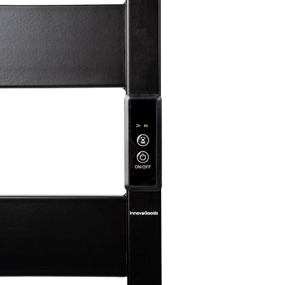 Elektrischer Handtuchwärmer Towarall InnovaGoods mit 10 Stangen in Schwarz – Seitenansicht