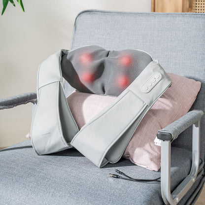 Wiederaufladbares Shiatsu-Massagegerät Pro Massatsu von InnovaGoods in Grau – Ansicht 8