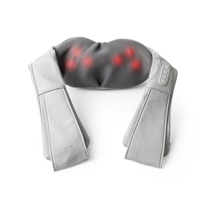 Wiederaufladbares Shiatsu-Massagegerät Pro Massatsu von InnovaGoods in Grau – Anwendungsansicht