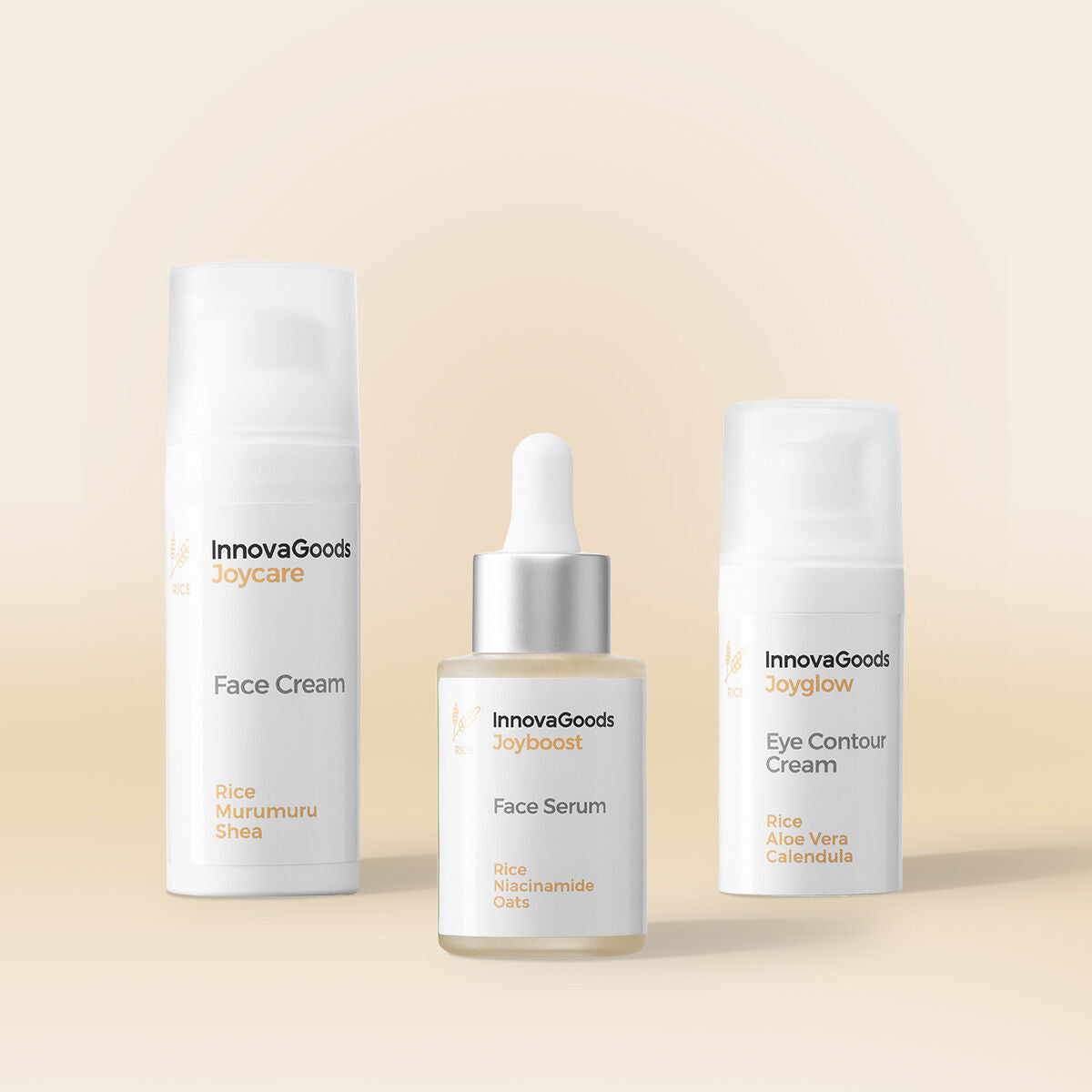 Pack Feuchtigkeitspflege Gesicht Rice InnovaGoods
