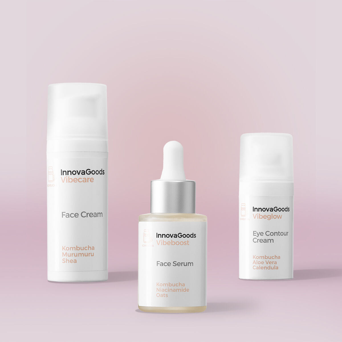 Pack Feuchtigkeitspflege Gesicht Kombucha InnovaGoods