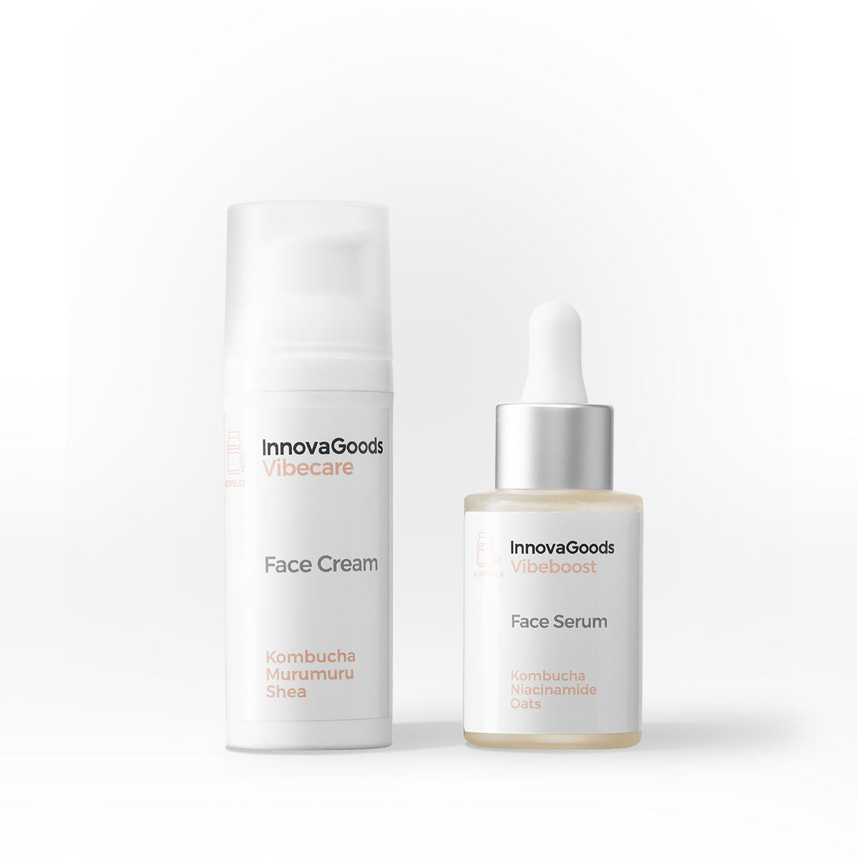 Doppel-Pack Feuchtigkeitspflege Gesicht Kombucha InnovaGoods
