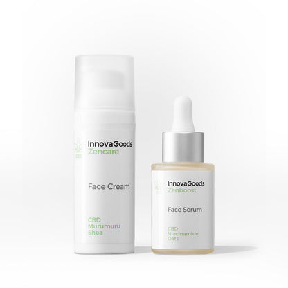 Doppel-Pack Feuchtigkeitspflege Gesicht CBD InnovaGoods