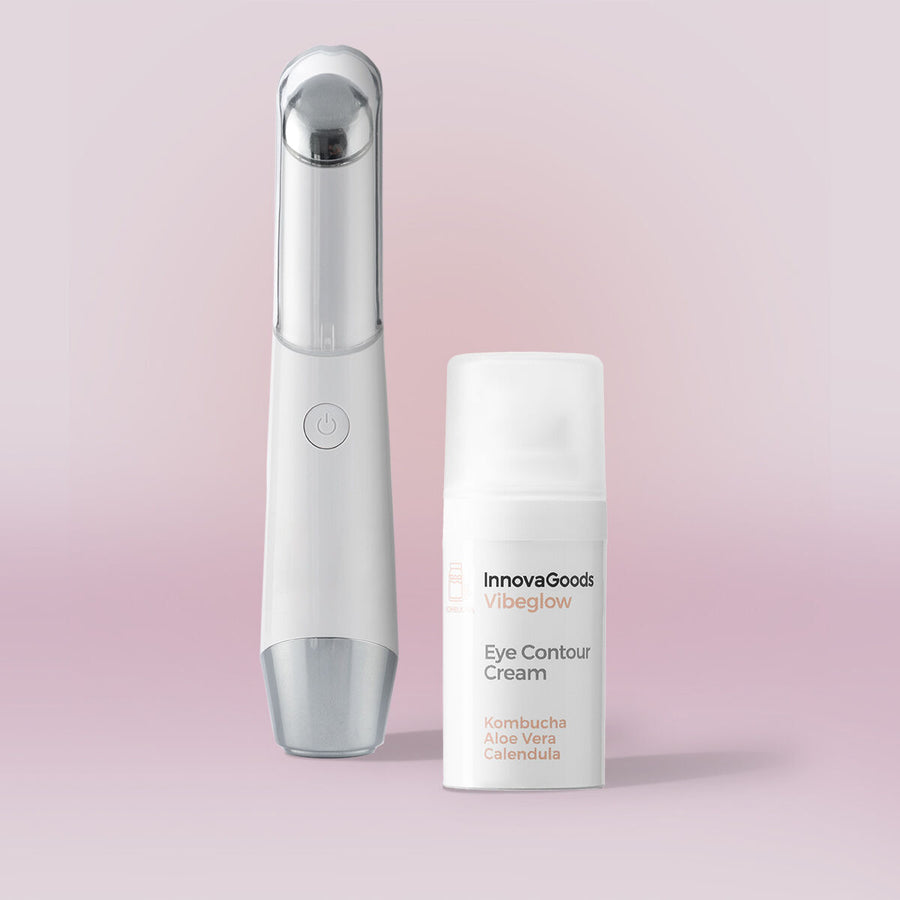 InnovaGoods Kombucha-Augenpflege gegen Augenringe mit Augenmassagegerät – Produktansicht