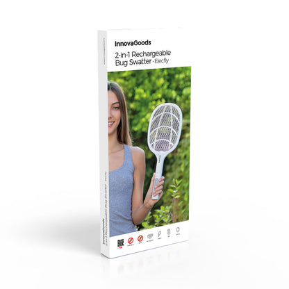 Elecfly 2-in-1 Insektenvernichter-Schläger mit UV-Licht von InnovaGoods – Verpackung