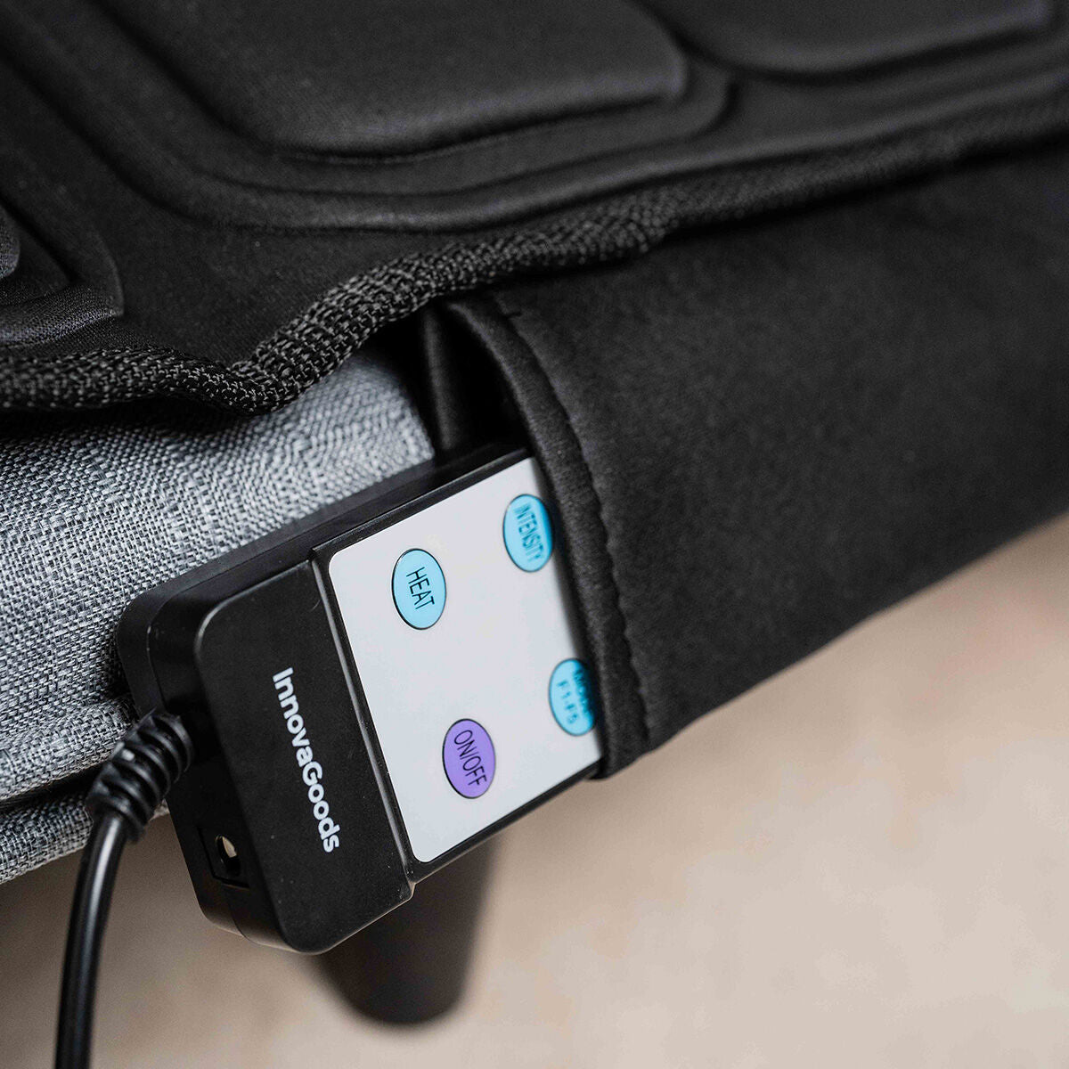 Vibrations-Massagematratze Vhemat InnovaGoods schwarz – Ansicht 8