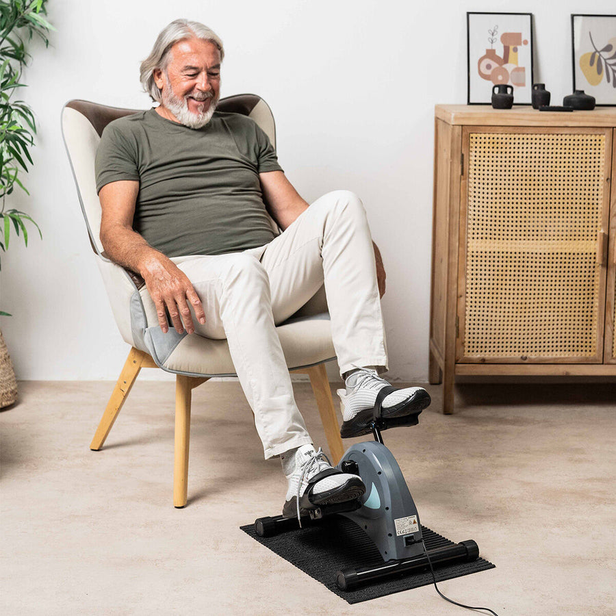 InnovaGoods Velora 3000 elektrischer Pedaltrainer für Arme und Beine mit Matte und Fernbedienung – Produktansicht