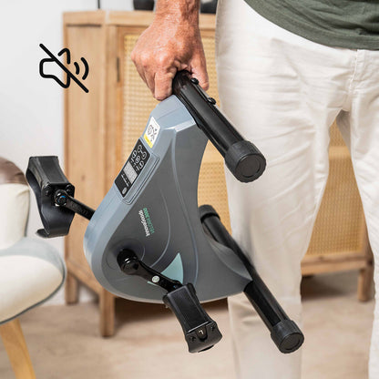 InnovaGoods Velora 3000 elektrischer Pedaltrainer für Arme und Beine mit Matte und Fernbedienung – Seitenansicht