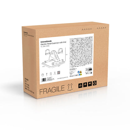 InnovaGoods Velora 3000 elektrischer Pedaltrainer für Arme und Beine mit Matte und Fernbedienung – Verpackung