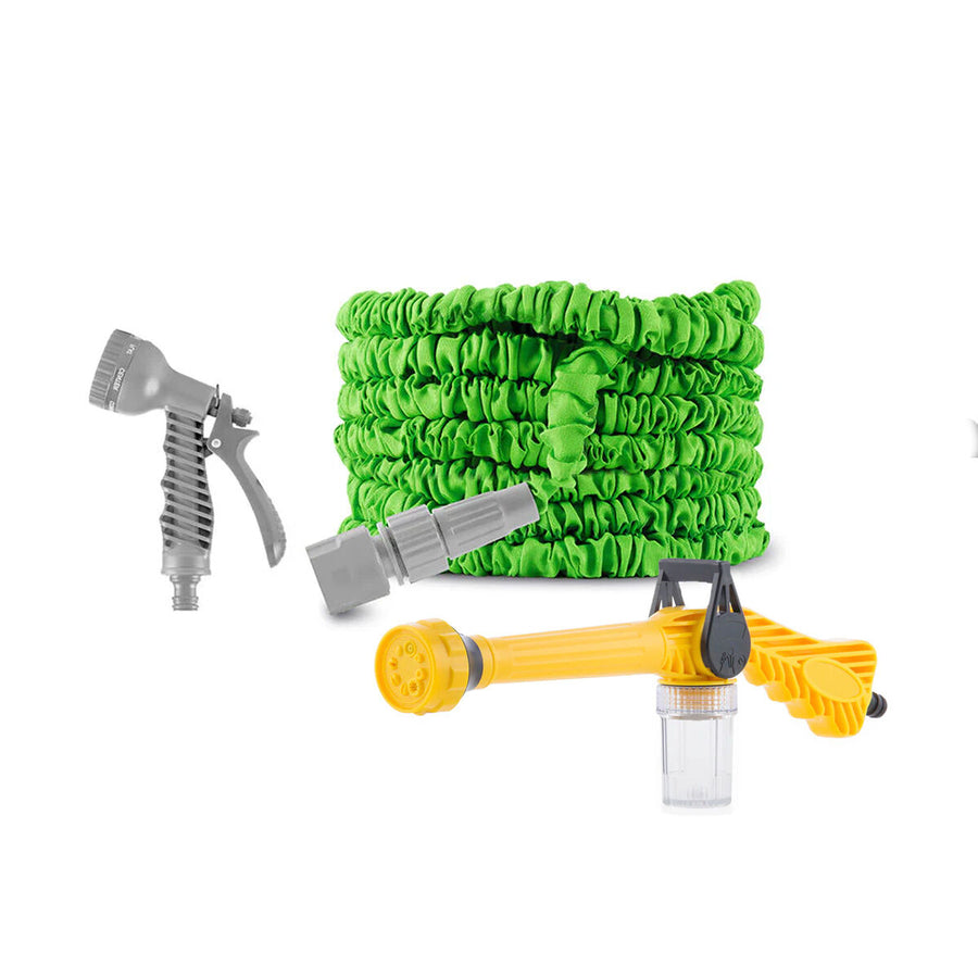 InnovaGoods 8-in-1-Hochdruck-Wasserspritze mit 15-m-Gartenschlauch – Produktansicht