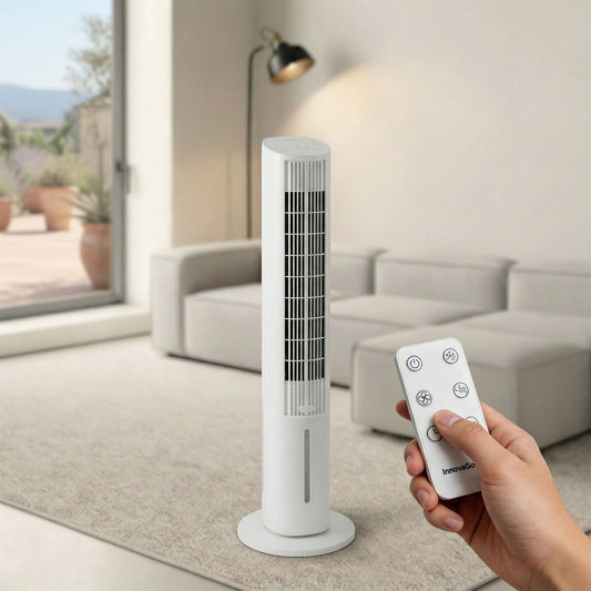 Tragbarer Multifunktions-Turm-Luftkühler mit Fernbedienung Hushly InnovaGoods