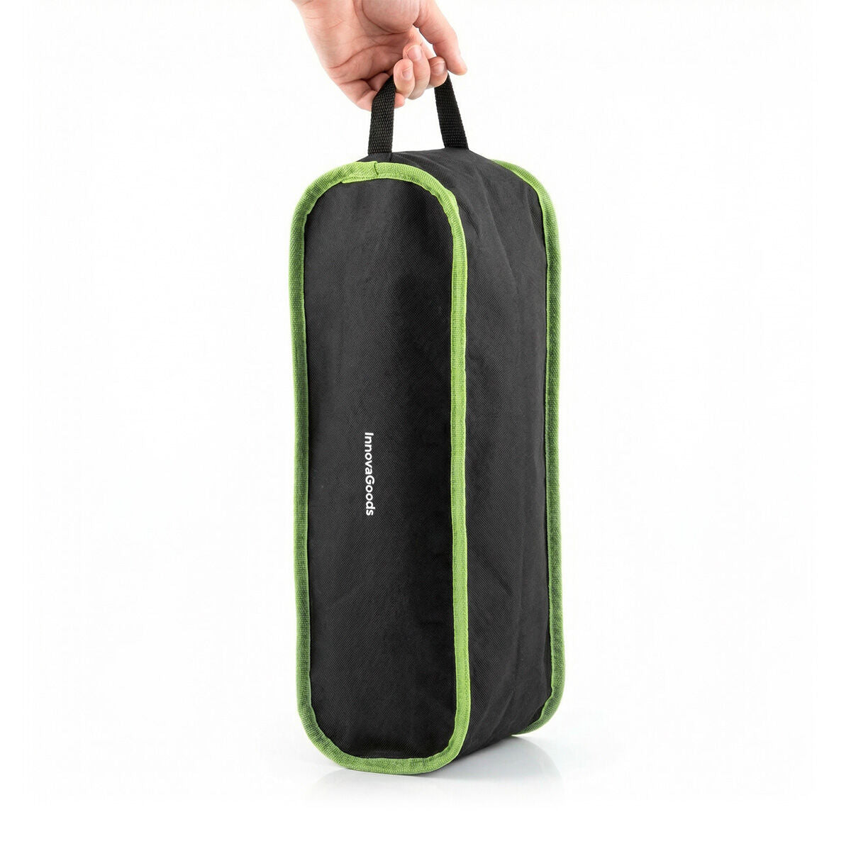 InnovaGoods Faltbarer 2-in-1 Camping-Schaukelstuhl mit Nackenkissen und Tragetasche – Seitenansicht