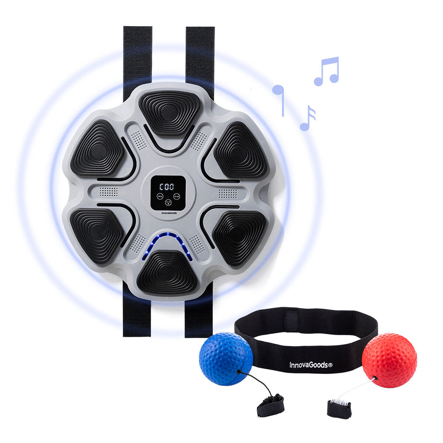 InnovaGoods Trainings- und Reflexball-Set mit wiederaufladbarer Musik-Boxmaschine – Produktansicht