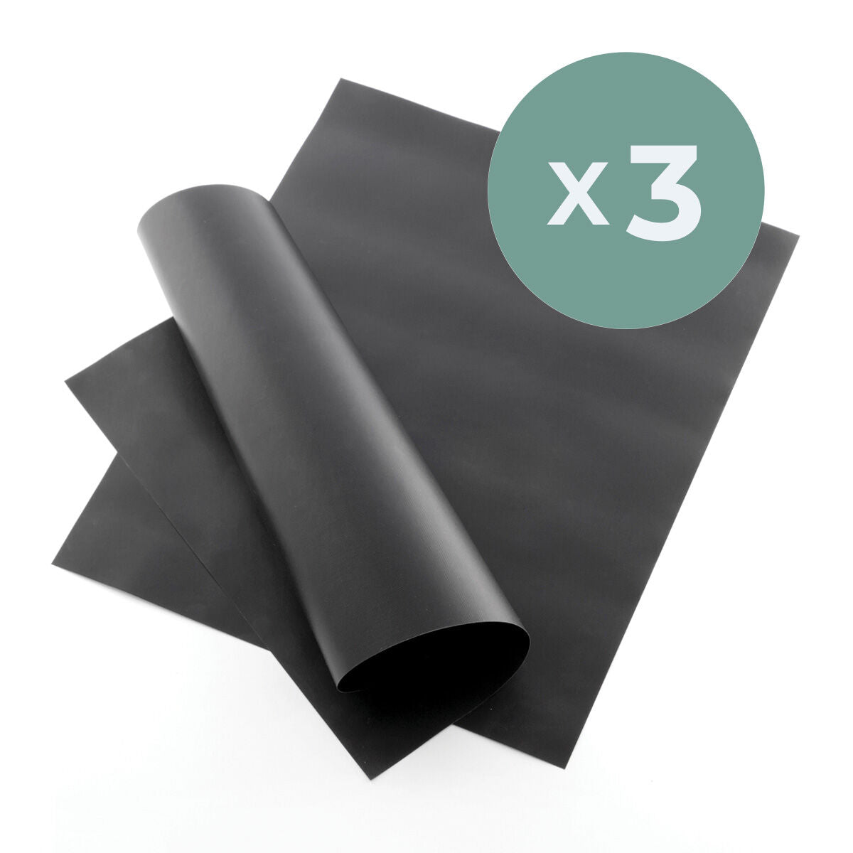 InnovaGoods Backmatte für Ofen und Grill, schwarz, 40 x 33 cm – Produktansicht