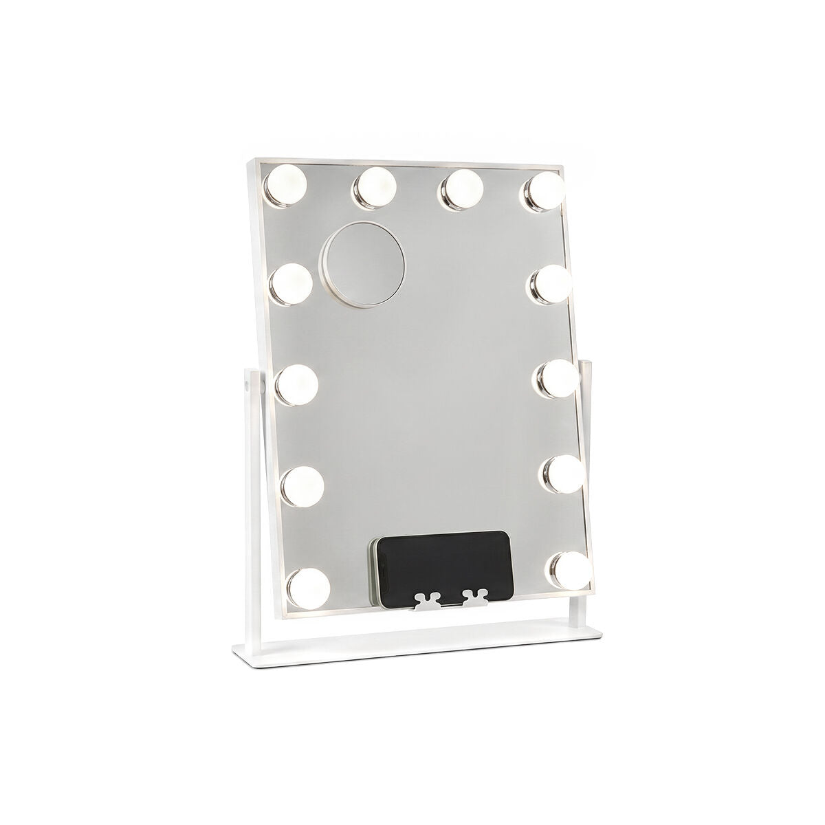 InnovaGoods Glarisse LED-Schminkspiegel Hollywood weiss mit 12 Lampen – Verpackung
