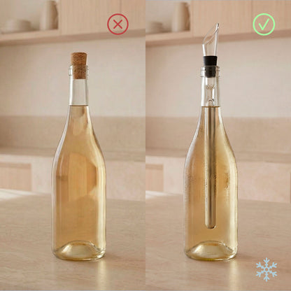 InnovaGoods Chillour Weinzubehör-Set 7-teilig mit Kühlstäben und Tragetasche – Ansicht 8