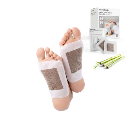 InnovaGoods Detox-Fusspflaster Bamboo 30 Stück – Verpackung