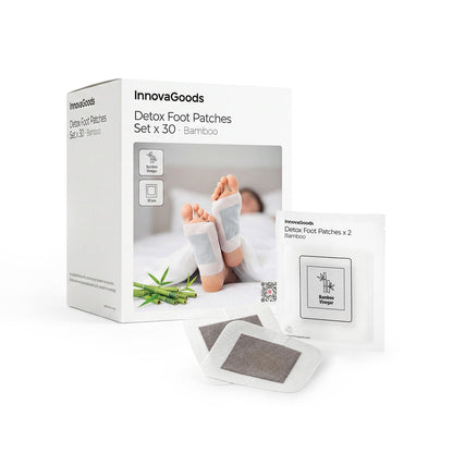 InnovaGoods Detox-Fusspflaster Bamboo 30 Stück – Ansicht 8