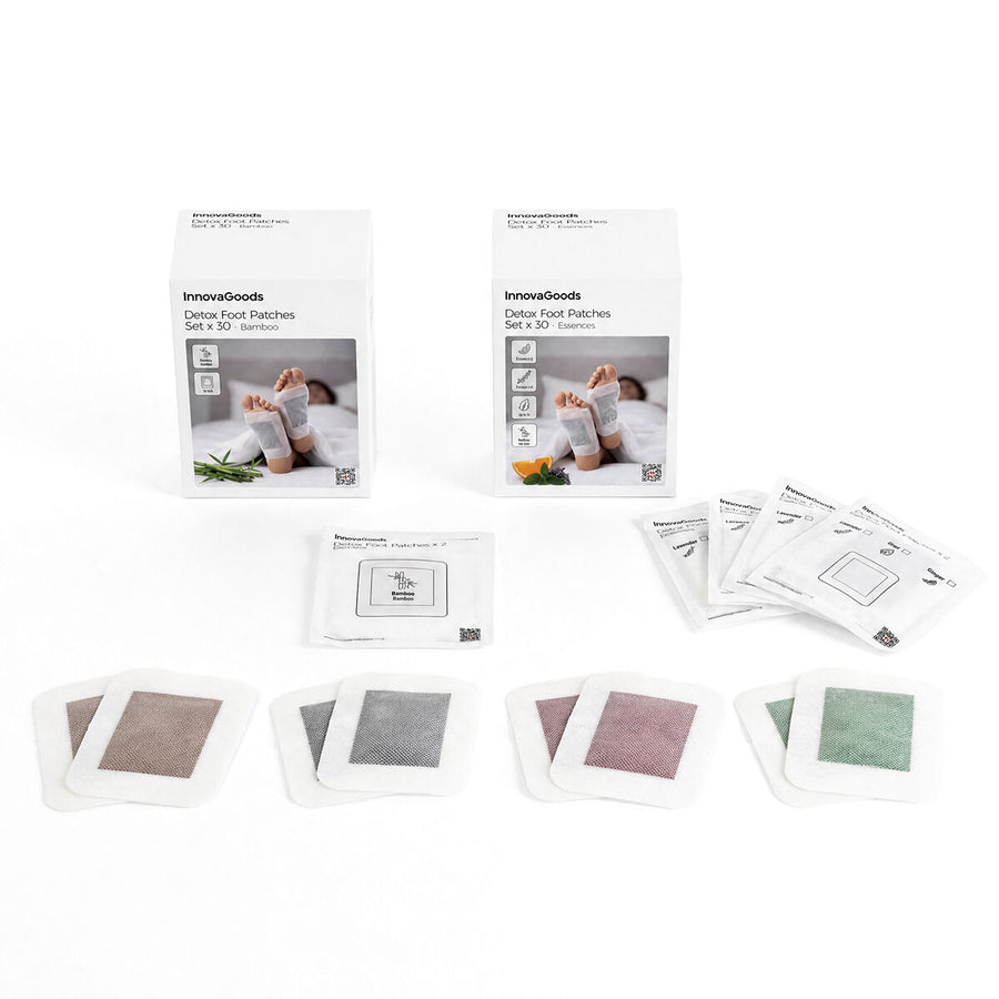 InnovaGoods Detox-Fusspflaster Bamboo 30 Stück – Detailansicht