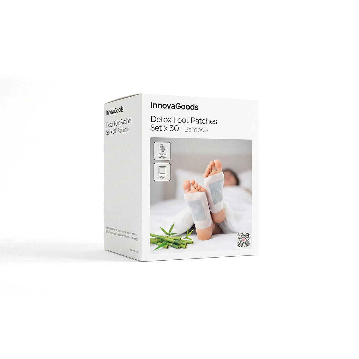 InnovaGoods Detox-Fusspflaster Bamboo 30 Stück – Rückansicht