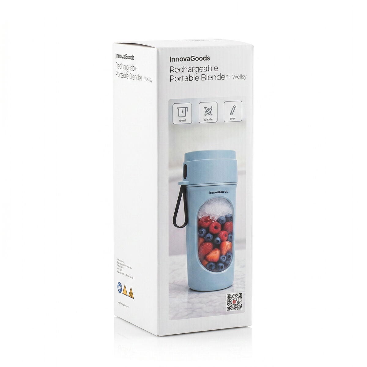 Tragbarer Wellsy Standmixer mit Akku von InnovaGoods, 450 ml – Detailansicht
