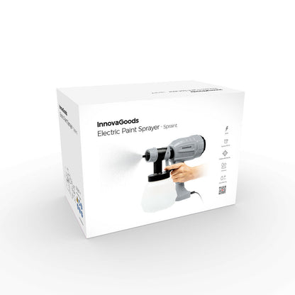 Elektrische Farbspritzpistole Spraint InnovaGoods 500 W mit 1-l-Behälter – Verpackung