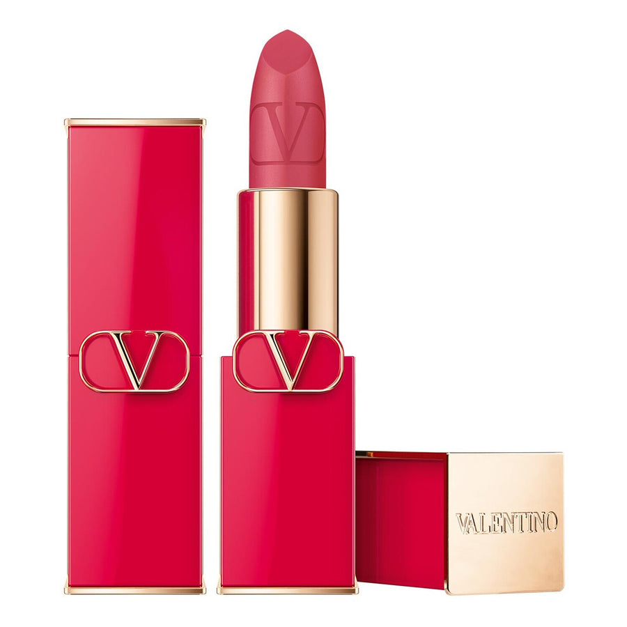 Valentino Valentino, Rosso, Matt, Creme-Lippenstift, 102R, Nachfüllbar, 3.5 g Regular
