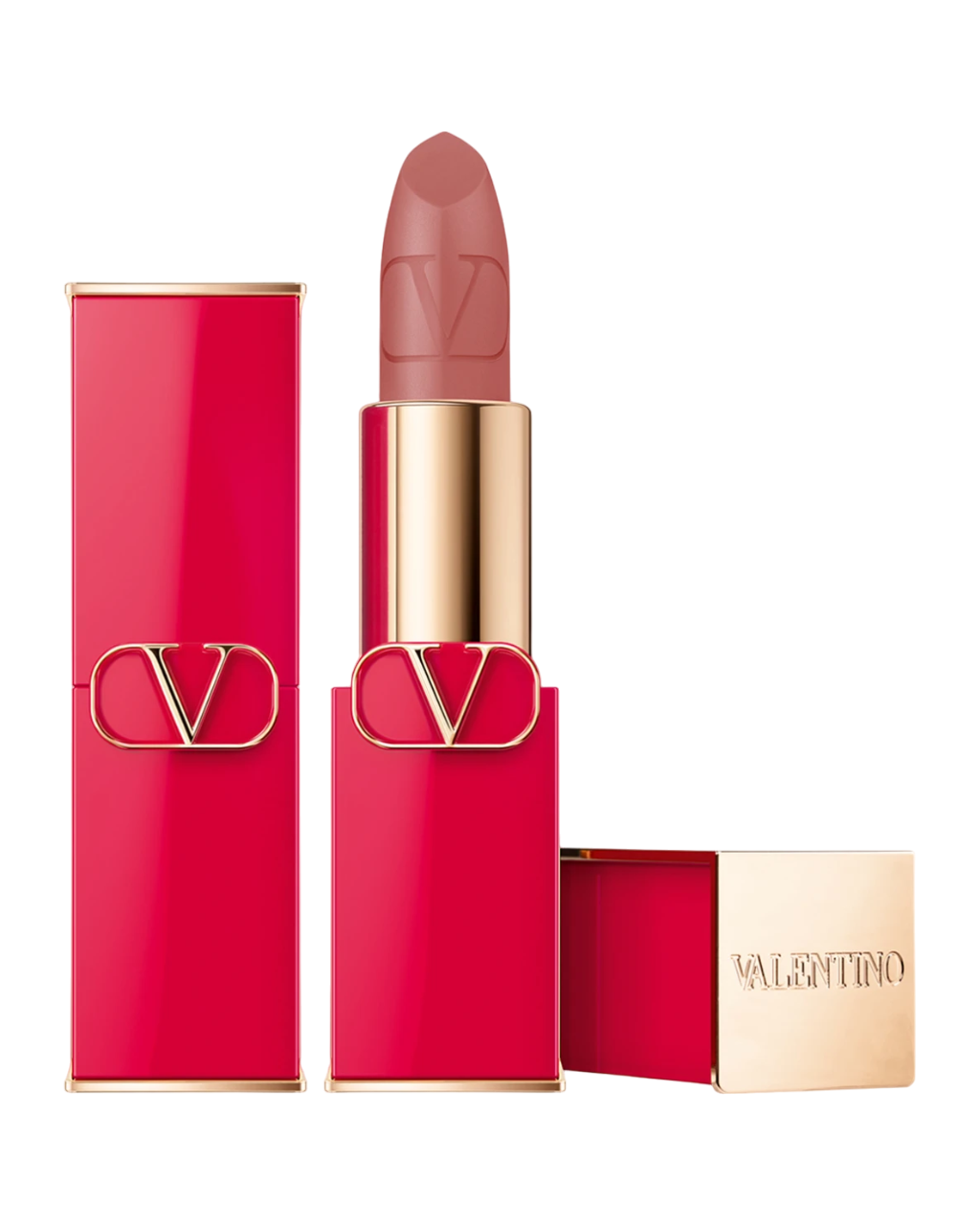 Valentino, Rosso, Matt, Creme-Lippenstift, 123R, Nachfüllbar, 3.5 g