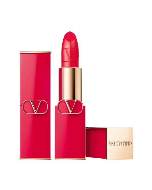 Valentino Valentino, Rosso, Seidenmatt, Creme-Lippenstift, 404R, Nachfüllbar, 3.5 g Regular
