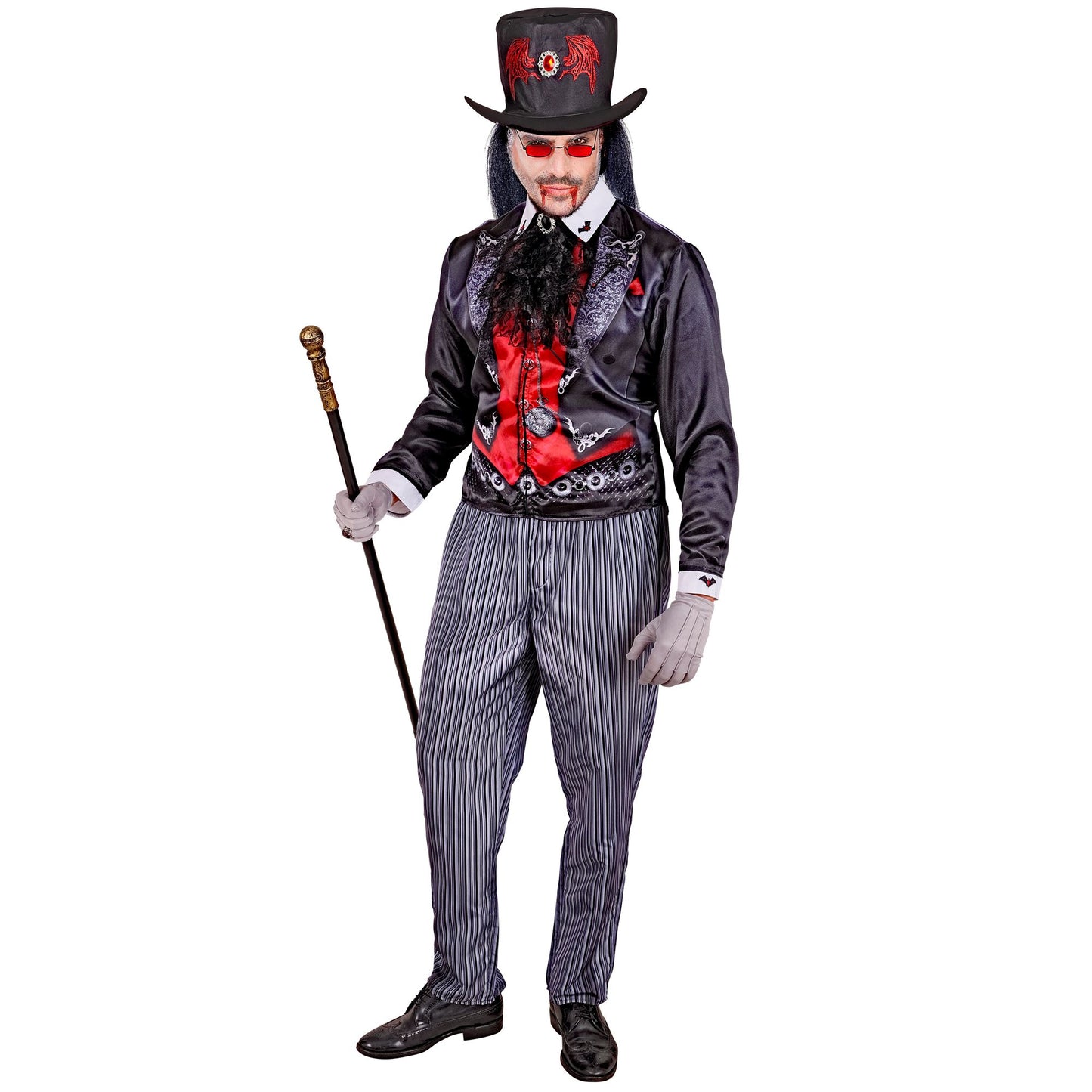 "VAMPIR FAST COSTUME" (Oberteil, Hose, Hut, Jabot) – Ansicht 5