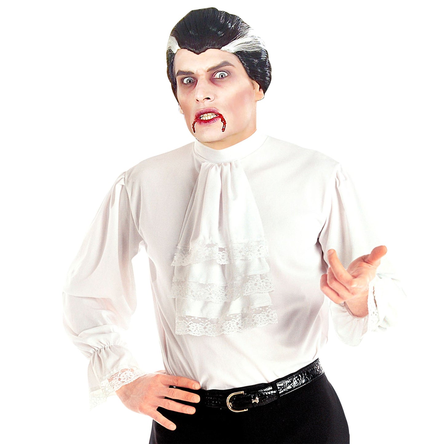 "VAMPIR" (Hemd mit Jabot) – Vorderansicht