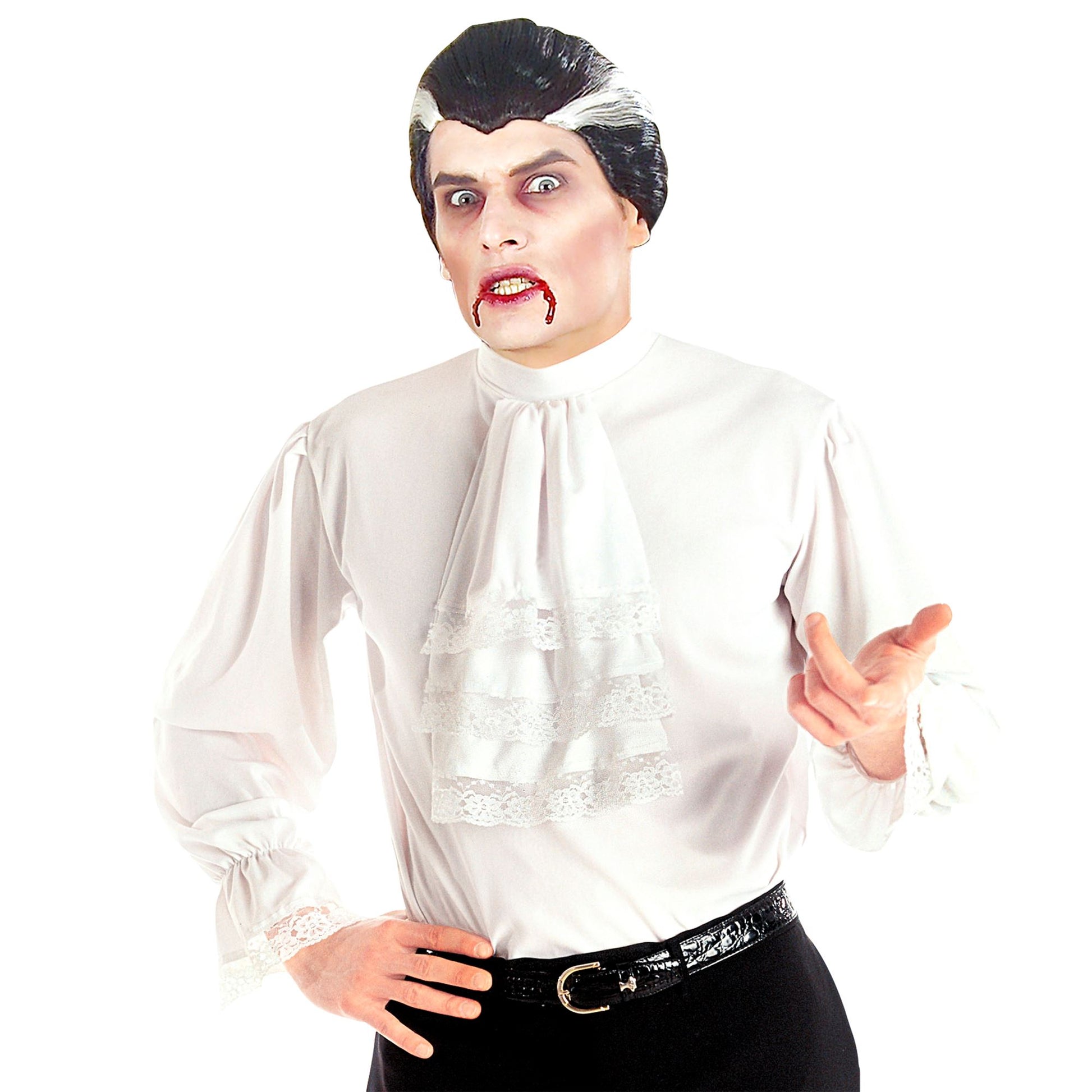 "VAMPIR" (Hemd mit Jabot) – Vorderansicht