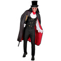 "VAMPIR" (Hemd mit Weste, Jabot, Umhang) – Vorderansicht