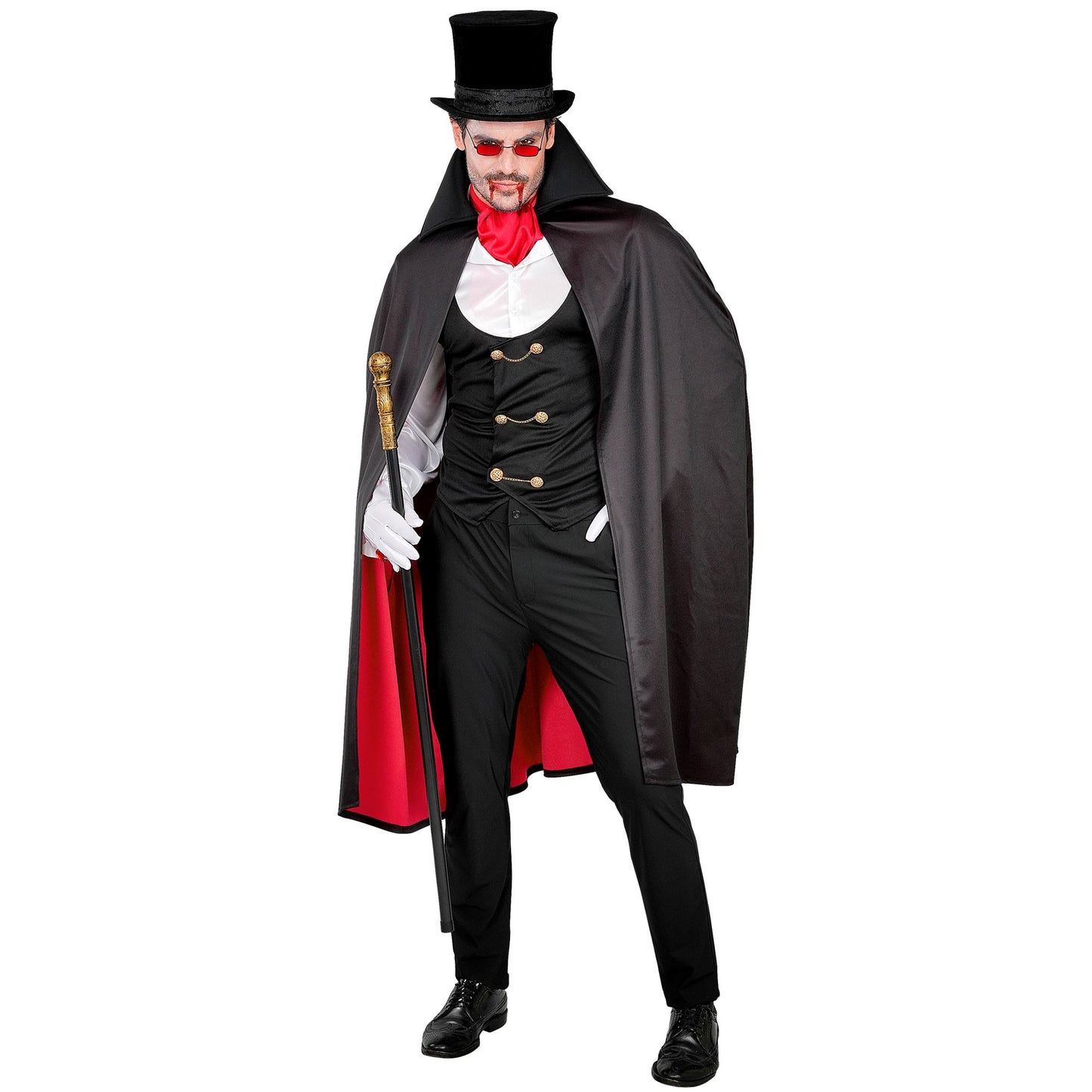 "VAMPIR" (Hemd mit Weste, Jabot, Umhang) – Ansicht 3