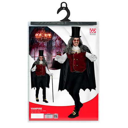 "VAMPIR" (Hemd mit Weste und Jabot, Umhang mit Kragen) – Ansicht 5