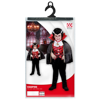 "VAMPIR" (Weste mit Jabot, Hose, Umhang) – Ansicht 3
