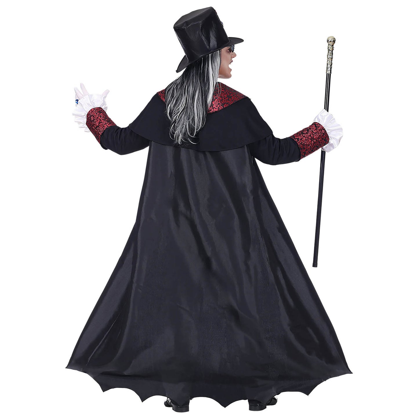"VAMPIRE LORD" (Langer Mantel mit Weste und Jabot, Zylinder) – Ansicht 3
