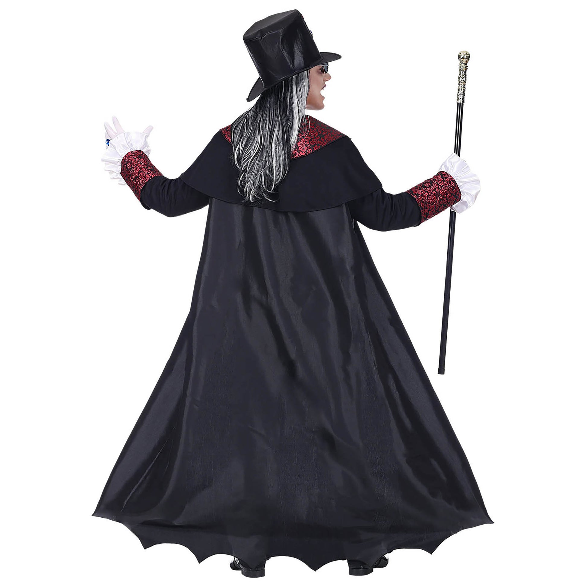 "VAMPIRE LORD" (Langer Mantel mit Weste und Jabot, Zylinder) – Ansicht 3