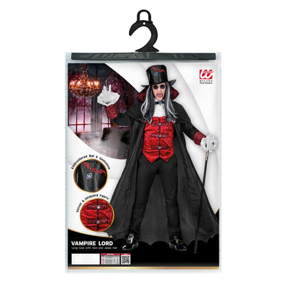 "VAMPIRE LORD" (Langer Mantel mit Weste und Jabot, Zylinder) – Ansicht 5