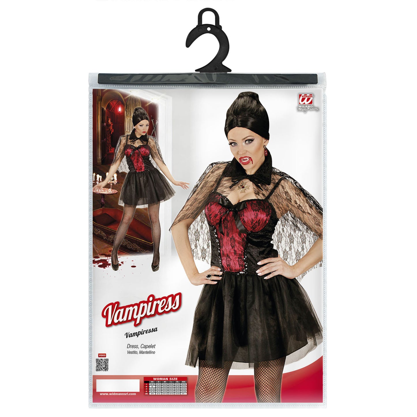 "VAMPIRESS" (Kleid mit Umhang) – Ansicht 4