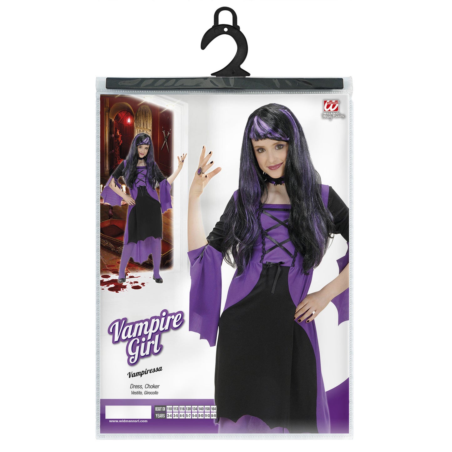 "VAMPIRIN" (Kleid, Halsband) – Detailansicht