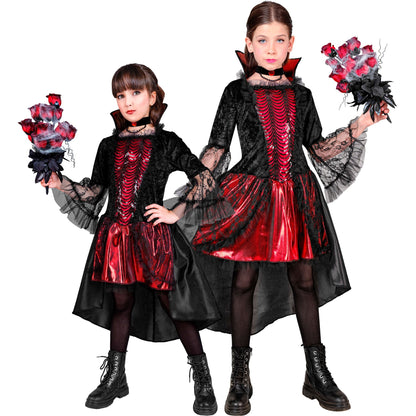"VAMPIRIN" (Kleid, Halskette) – Vorderansicht